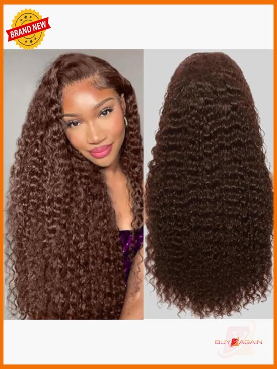 30 Inch Deep Wave Lace Front Wig Human Hair 13x6 Pre Plucked Glueless Deep
